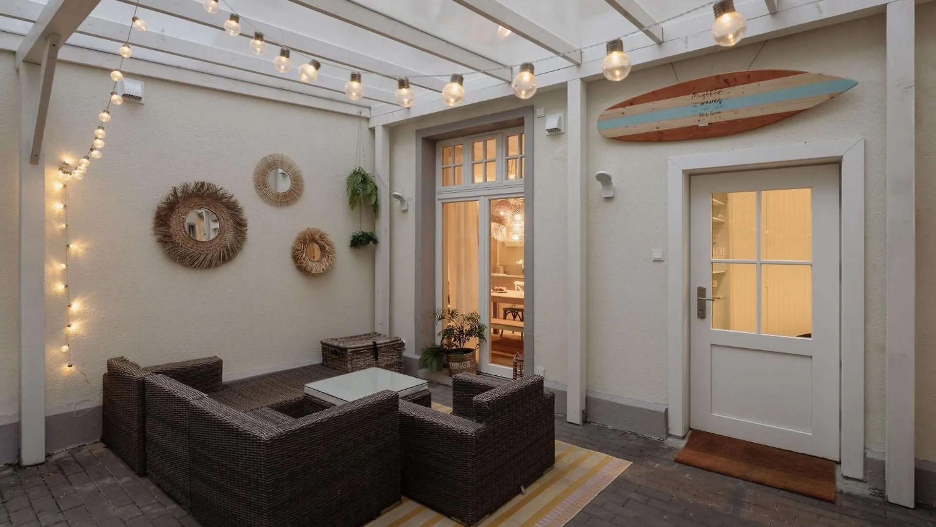 Sanhaus Apartments - Luksusowy Apartament Boho Z Parkingiem I Patio Sopot
